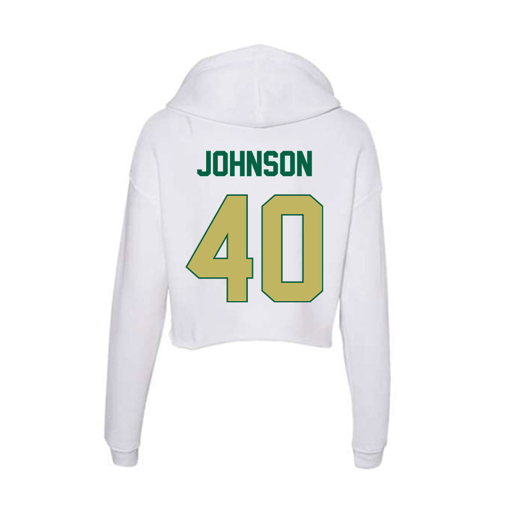 UAB - NCAA Football : Brayden Johnson - Women's Crop Fleece Hoodie-1