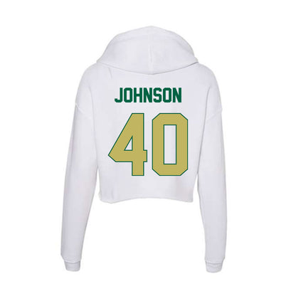 UAB - NCAA Football : Brayden Johnson - Women's Crop Fleece Hoodie-1