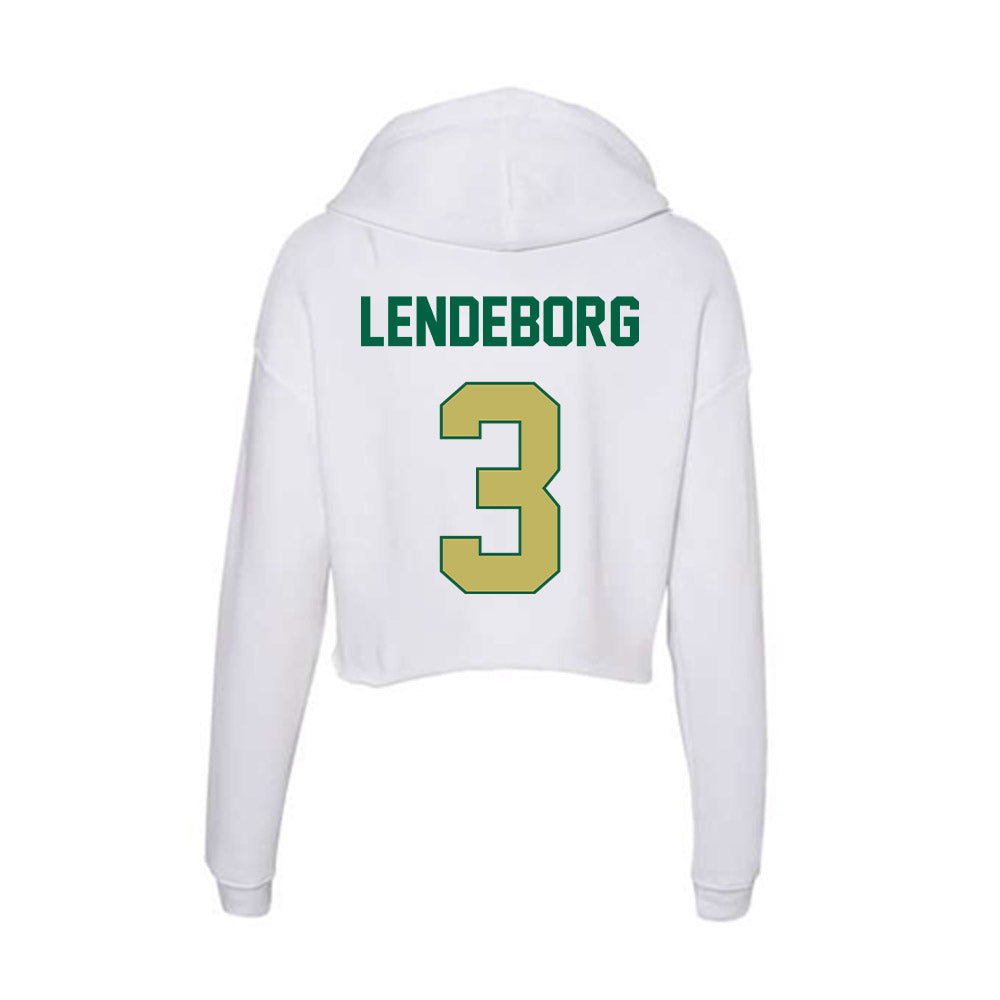 UAB - NCAA Men's Basketball : Yaxel Lendeborg - Women's Crop Fleece Hoodie-1