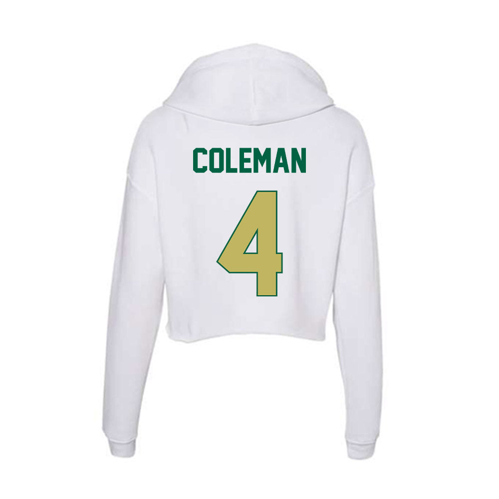 UAB - NCAA Men's Basketball : Christian Coleman - Women's Crop Fleece Hoodie-1