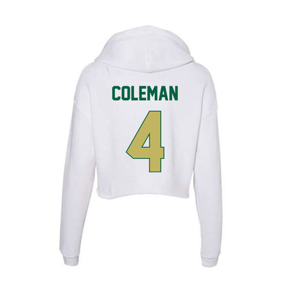 UAB - NCAA Men's Basketball : Christian Coleman - Women's Crop Fleece Hoodie-1