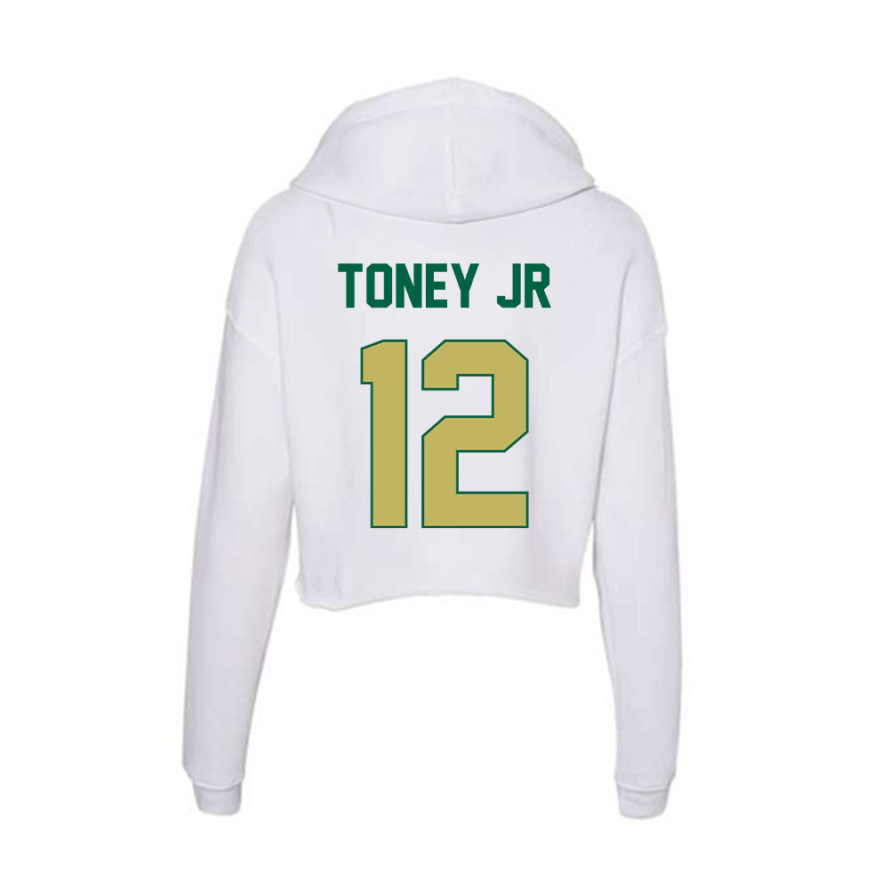 UAB - NCAA Men's Basketball : Tony Toney Jr - Women's Crop Fleece Hoodie-1