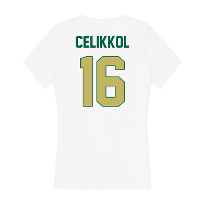 UAB - NCAA Women's Volleyball : Asli Celikkol - Women's V-Neck T-Shirt-1