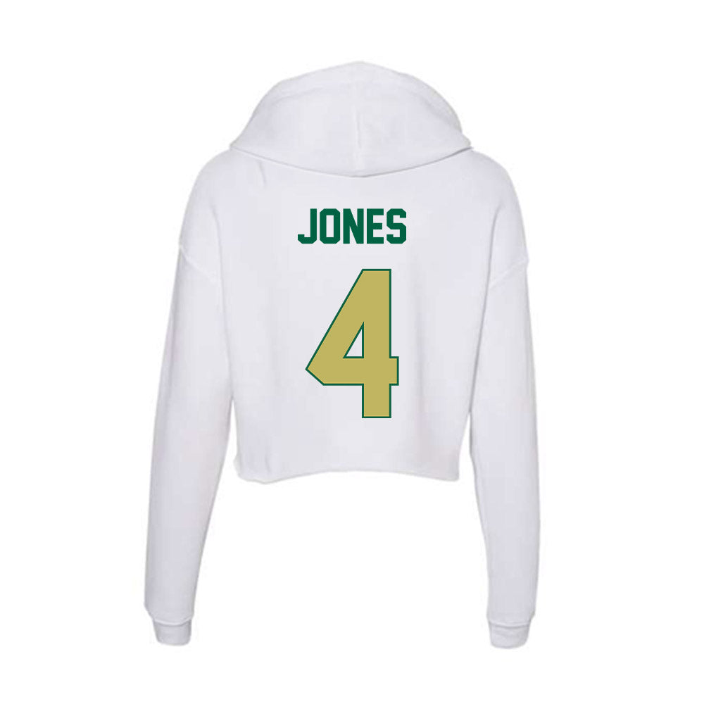 UAB - NCAA Football : Tyjon Jones - Women's Crop Fleece Hoodie-1