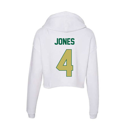 UAB - NCAA Football : Tyjon Jones - Women's Crop Fleece Hoodie-1