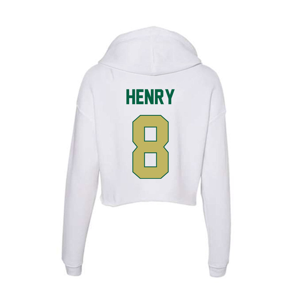 UAB - NCAA Women's Volleyball : Shayla Henry - Women's Crop Fleece Hoodie-1