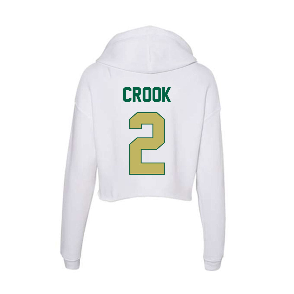 UAB - NCAA Women's Volleyball : Jorda Crook - Women's Crop Fleece Hoodie-1