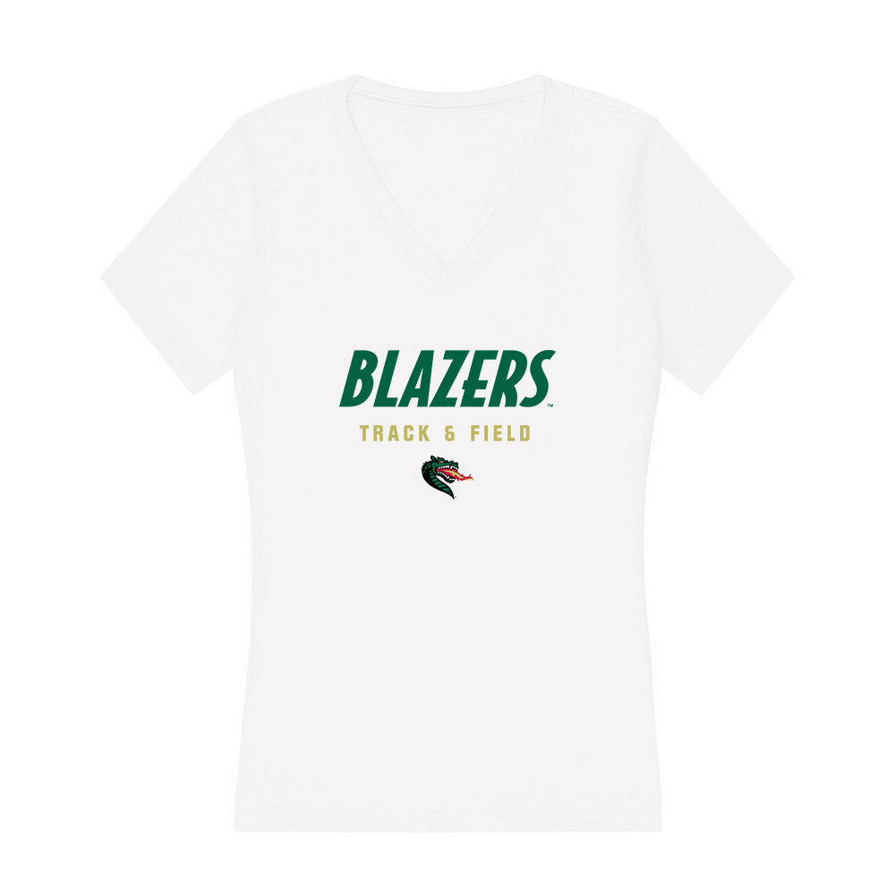 UAB - NCAA Women's Track & Field : Annika Huff - Women's V-Neck T-Shirt-0