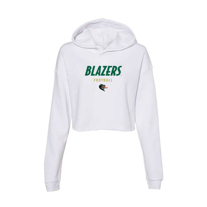 UAB - NCAA Football : Derrick Shepard Jr - Women's Crop Fleece Hoodie-0