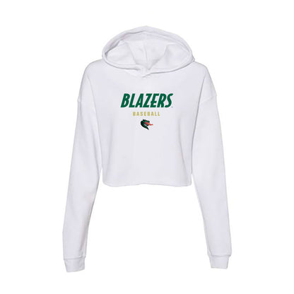 UAB - NCAA Baseball : Isaac Warrick - Women's Crop Fleece Hoodie-0