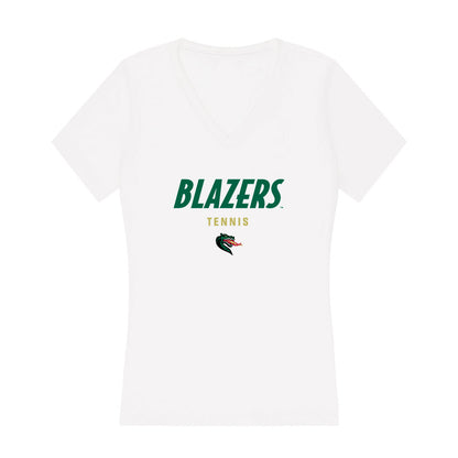 UAB - NCAA Women's Tennis : Paula Baird - Women's V-Neck T-Shirt-0