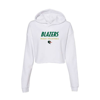 UAB - NCAA Beach Volleyball : Olivia Stant - Women's Crop Fleece Hoodie-0