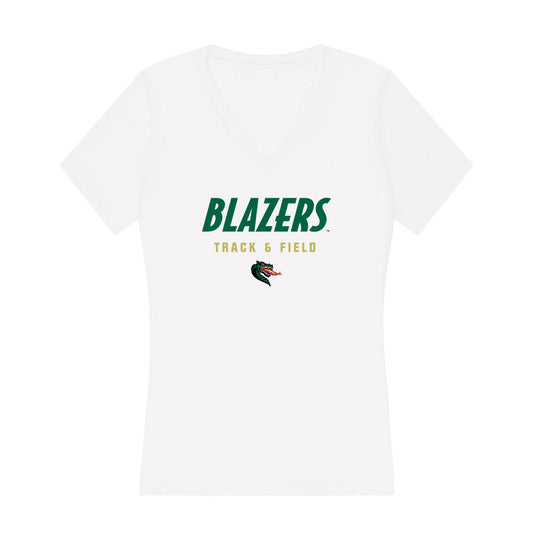 UAB - NCAA Women's Track & Field : Leticia Quingostas de Oliveira - Women's V-Neck T-Shirt-0