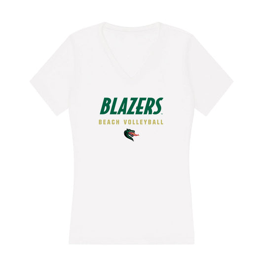 UAB - NCAA Beach Volleyball : Olivia Stant - Women's V-Neck T-Shirt-0