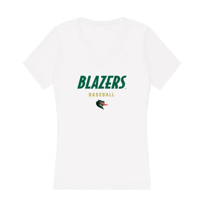 UAB - NCAA Baseball : Isaac Warrick - Women's V-Neck T-Shirt-0