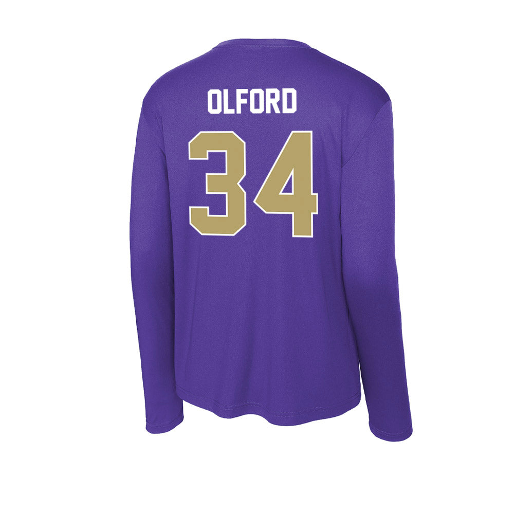 JMU - NCAA Football : Jamal Olford - Activewear Long Sleeve T-Shirt-1