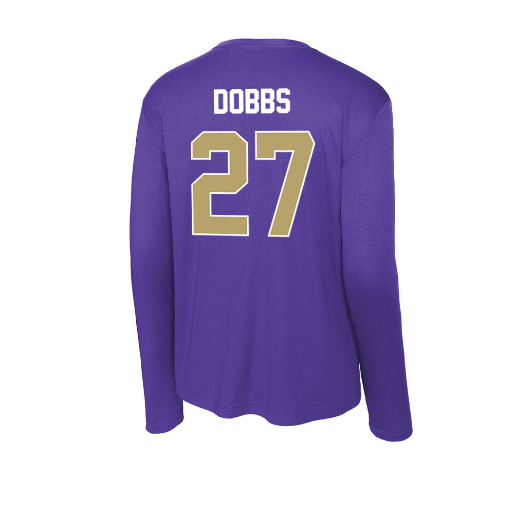 JMU - NCAA Football : Jacob Dobbs - Activewear Long Sleeve T-Shirt-1