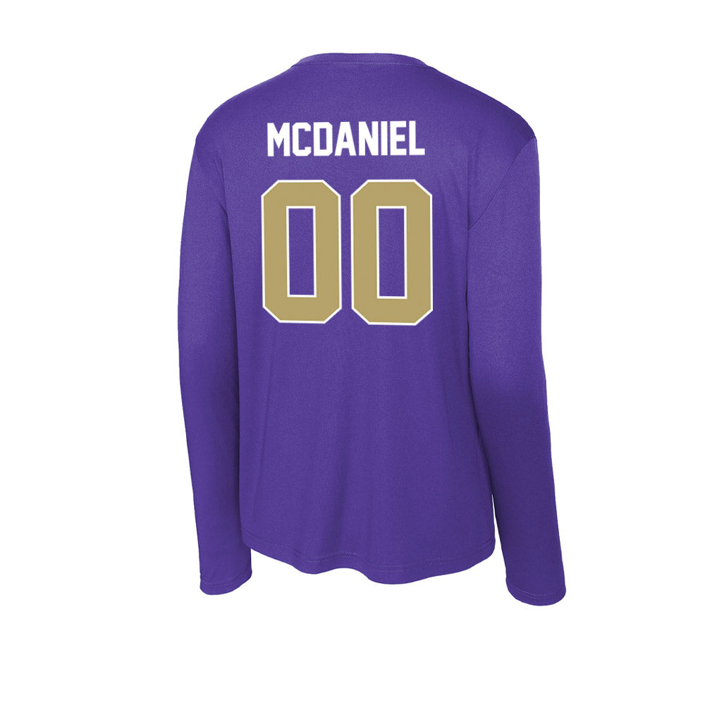 JMU - NCAA Women's Basketball : Peyton McDaniel - Activewear Long Sleeve T-Shirt-1