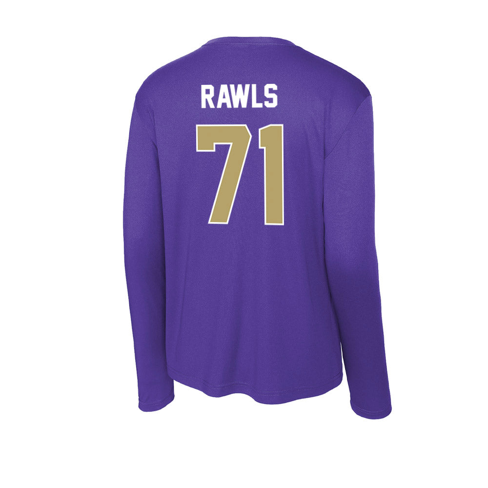 JMU - NCAA Football : Deacon Rawls - Activewear Long Sleeve T-Shirt-1