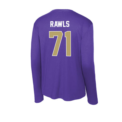JMU - NCAA Football : Deacon Rawls - Activewear Long Sleeve T-Shirt-1