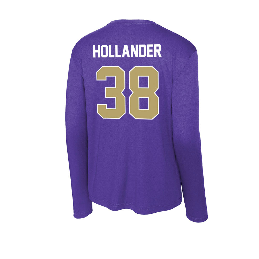 JMU - NCAA Football : Stephen Hollander - Activewear Long Sleeve T-Shirt-1