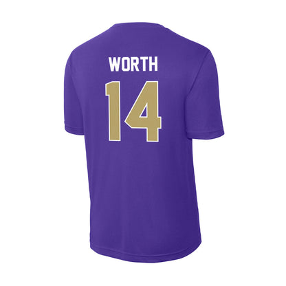 JMU - NCAA Baseball : Conner Worth - Activewear T-Shirt-1