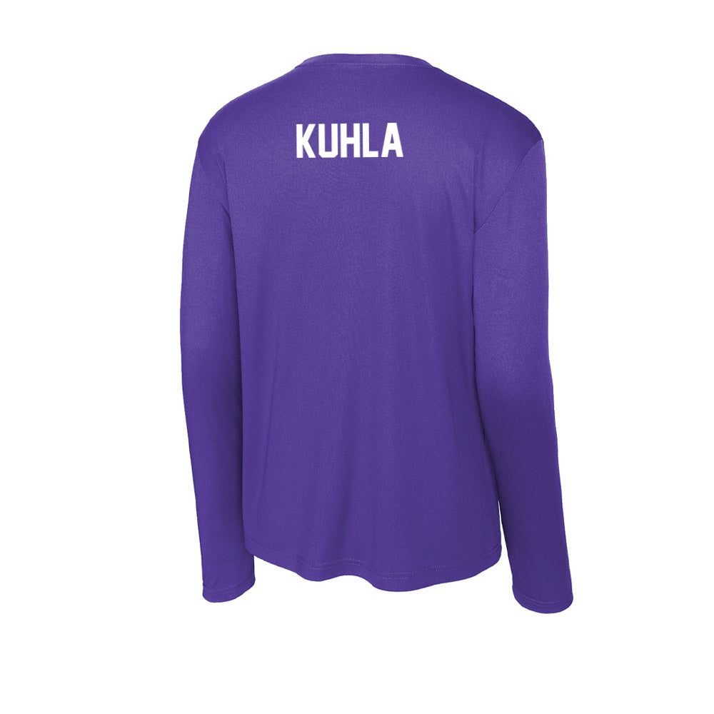 JMU - NCAA Men's Golf : Garrett Kuhla - Activewear Long Sleeve T-Shirt-1