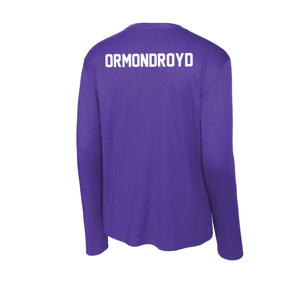 JMU - NCAA Women's Swimming & Diving : Tia Ormondroyd - Activewear Long Sleeve T-Shirt-1