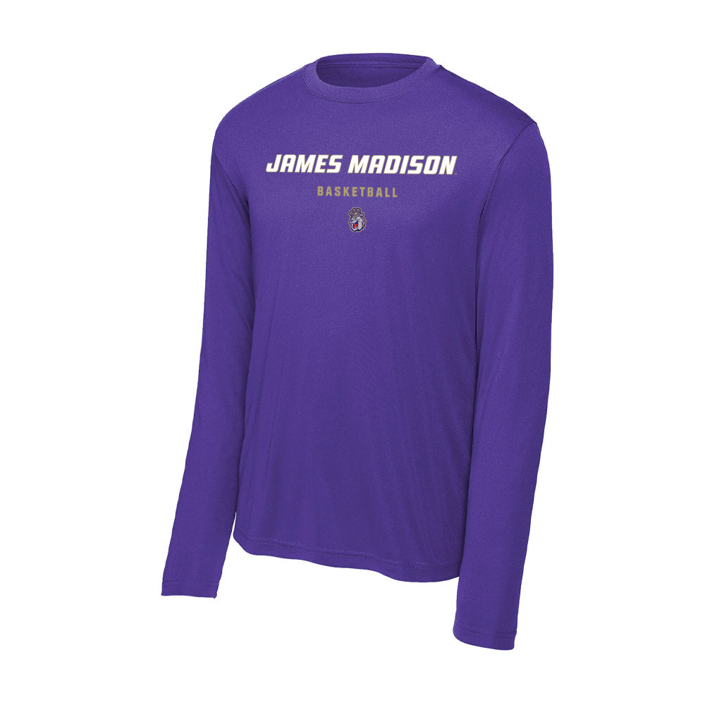 JMU - NCAA Women's Basketball : Peyton McDaniel - Activewear Long Sleeve T-Shirt-0