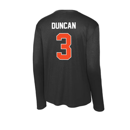 Campbell - NCAA Women's Lacrosse : McKenna Duncan - Activewear Long Sleeve T-Shirt-1