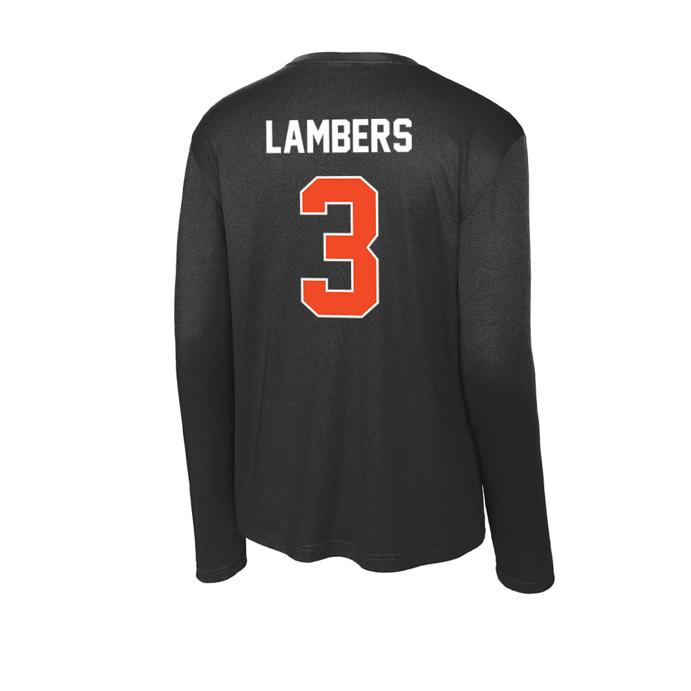 Campbell - NCAA Women's Volleyball : Maddie Lambers - Activewear Long Sleeve T-Shirt-1