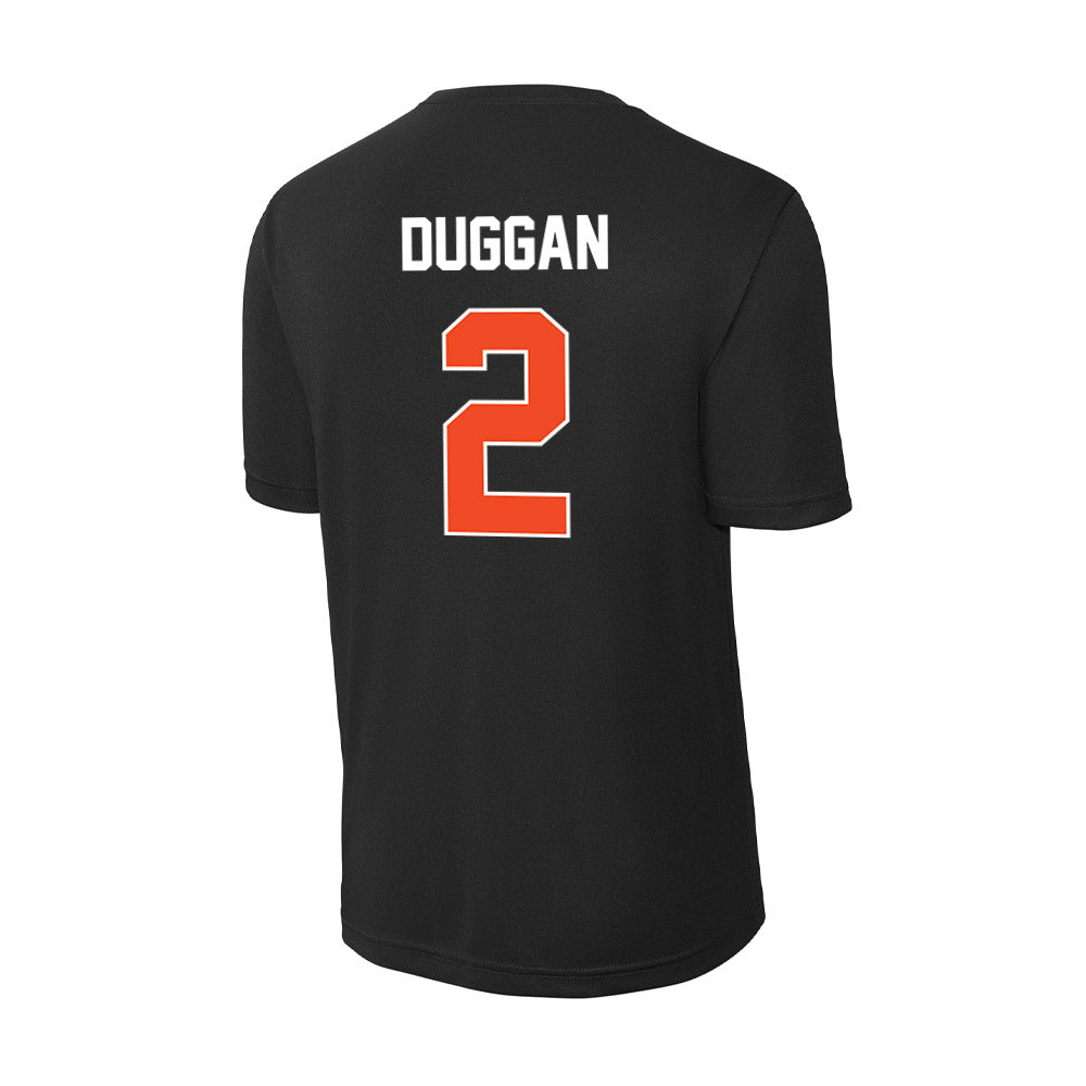 Campbell - NCAA Men's Basketball : Colby Duggan - Activewear T-Shirt-1