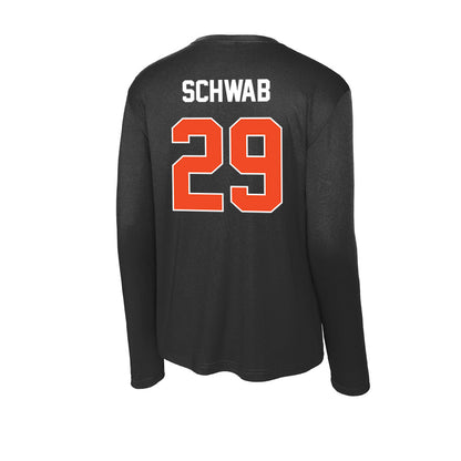 Campbell - NCAA Women's Soccer : Adele Schwab - Activewear Long Sleeve T-Shirt-1