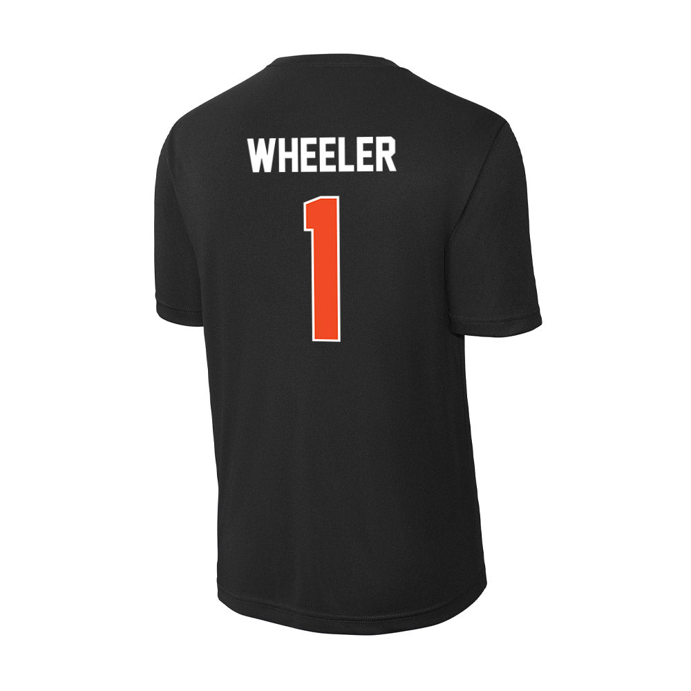 Campbell - NCAA Women's Volleyball : Lauren Wheeler - Activewear T-Shirt-1