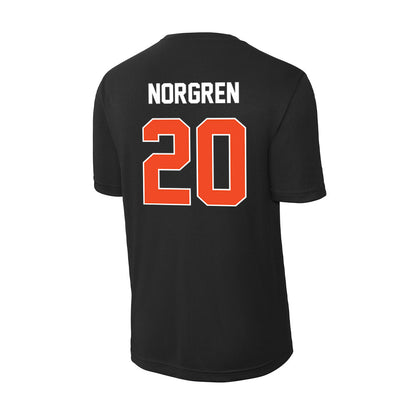 Campbell - NCAA Women's Soccer : Cazzi Norgren - Activewear T-Shirt-1