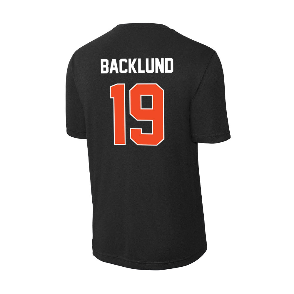 Campbell - NCAA Women's Soccer : Kaleigh Backlund - Activewear T-Shirt-1