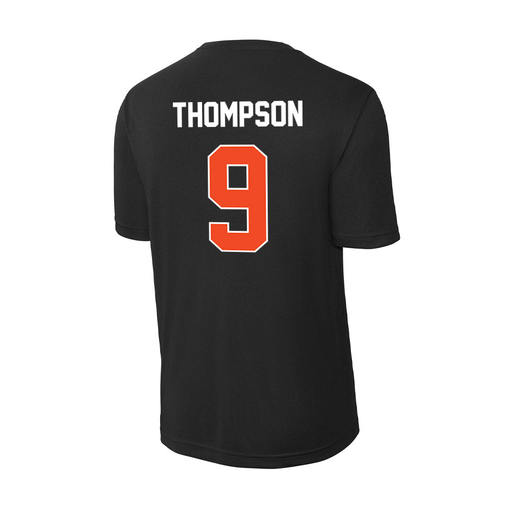 Campbell - NCAA Women's Basketball : Emerson Thompson - Activewear T-Shirt-1