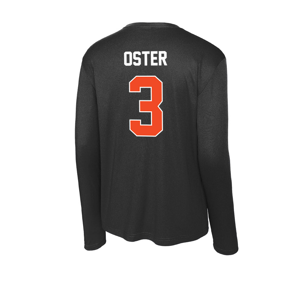 Campbell - NCAA Baseball : Jonah Oster - Activewear Long Sleeve T-Shirt-1