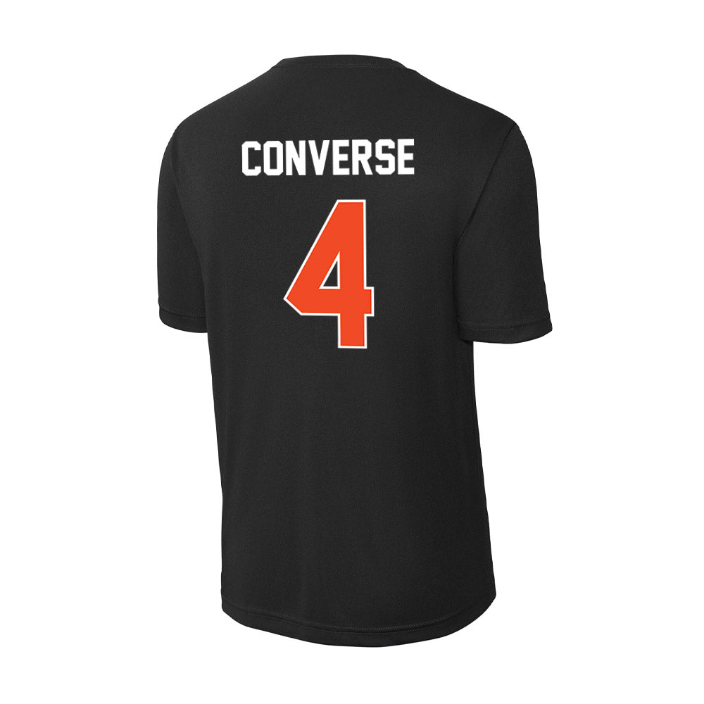 Campbell - NCAA Women's Volleyball : Madelyn Converse - Activewear T-Shirt-1