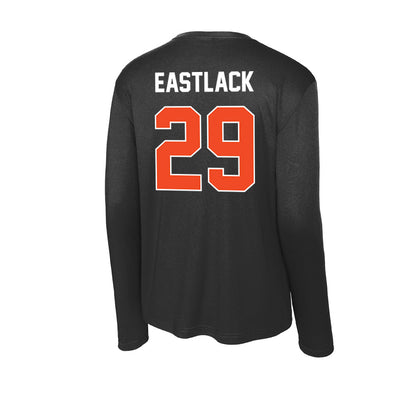 Campbell - NCAA Men's Soccer : Brogan Eastlack - Activewear Long Sleeve T-Shirt-1