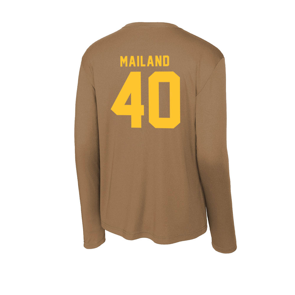 Wyoming - NCAA Football : Cooper Mailand - Activewear Long Sleeve T-Shirt-1