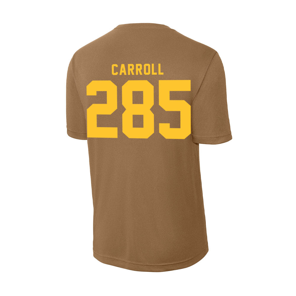 Wyoming - NCAA Wrestling : Christian Carroll - Activewear T-Shirt-1