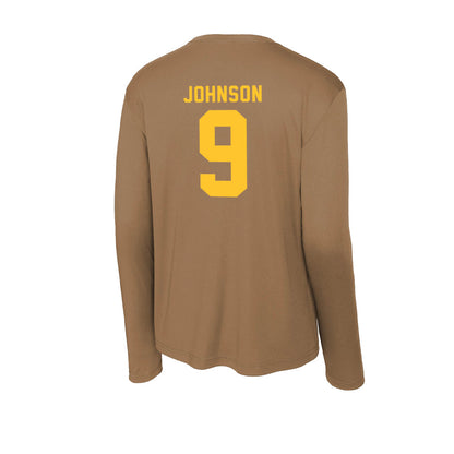 Wyoming - NCAA Football : Brayden Johnson - Activewear Long Sleeve T-Shirt-1