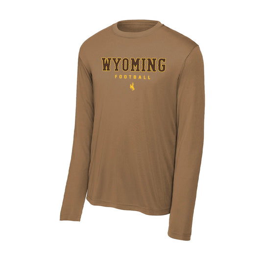 Wyoming - NCAA Football : Jack Walsh - Activewear Long Sleeve T-Shirt-0