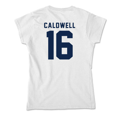  - NCAA Softball : India Caldwell - Soft Style Women’s T-Shirt-1