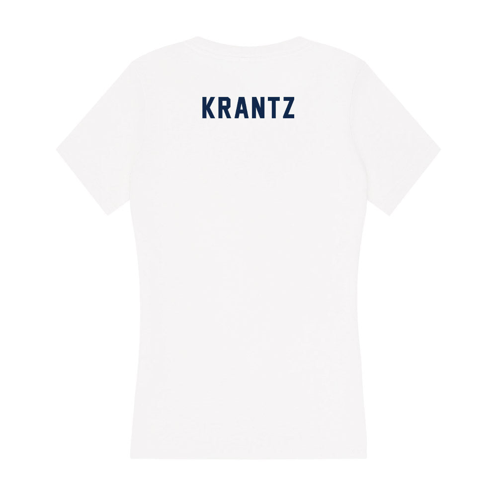 UCSD - NCAA Men's Tennis : James Krantz - Women's V-Neck T-Shirt-1