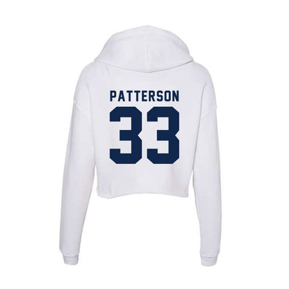 UCSD - NCAA Baseball : Garrett Patterson - Women's Crop Fleece Hoodie-1