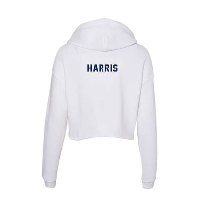 UCSD - NCAA Men's Track & Field : Marcus Harris - Women's Crop Fleece Hoodie-1