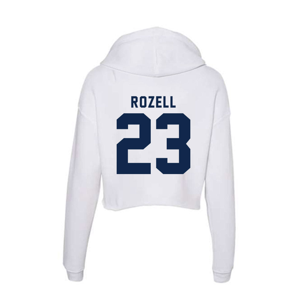 UCSD - NCAA Softball : Lauren Rozell - Women's Crop Fleece Hoodie-1