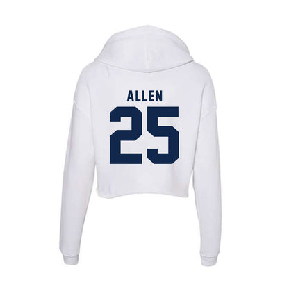UCSD - NCAA Baseball : J.C. Allen - Women's Crop Fleece Hoodie-1